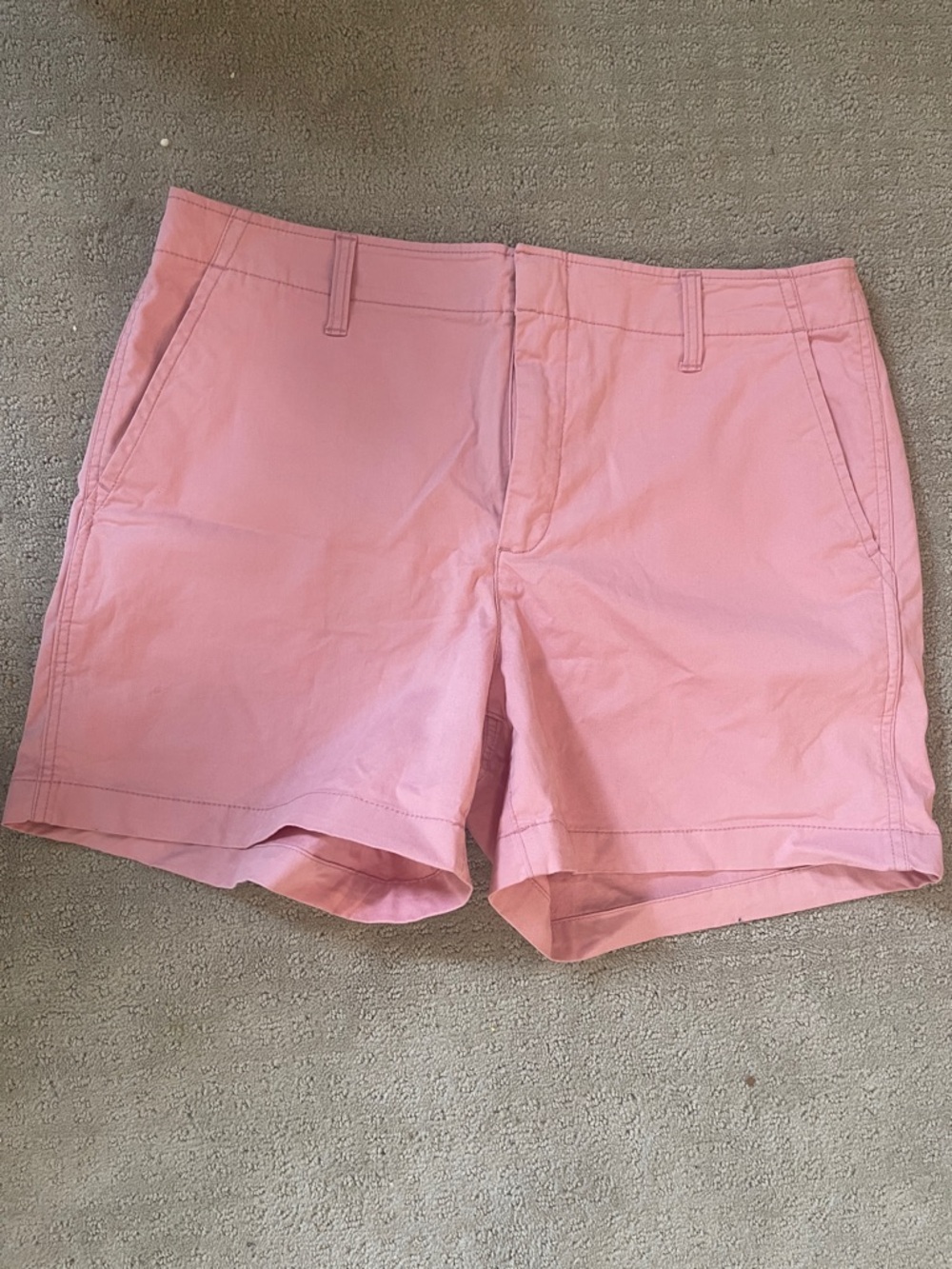 Gap 12 blush pink downtown khaki short Women's Pink Cotton Blend Chino Shorts